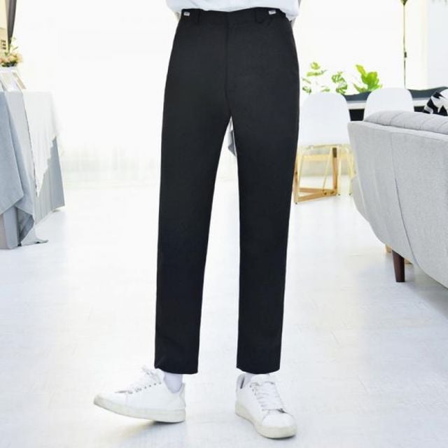 검은색 긴바지 하복 하의교복 졸업사진 체육대회 코스프레 유니폼 교복 반티