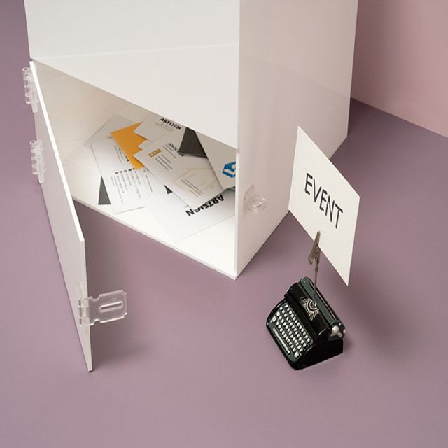 아트사인 투표 추첨 응모 모금함250(흰색) 4398 - 이미지 2