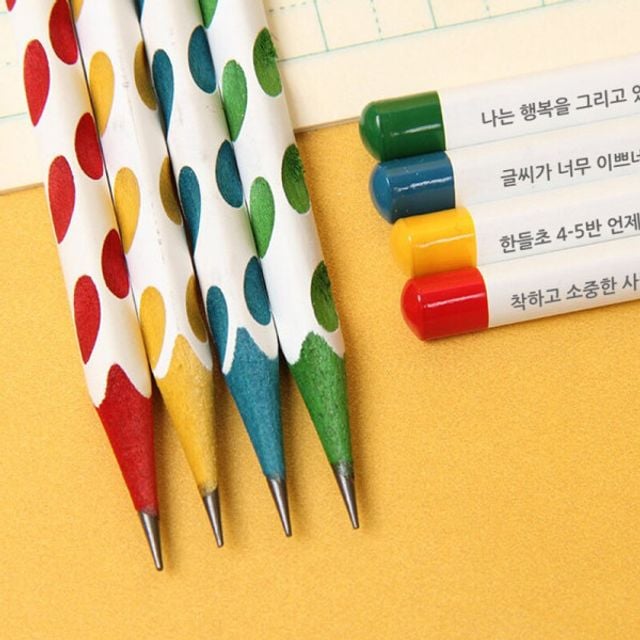 교정연필 2B 삼각연필 그루브연필