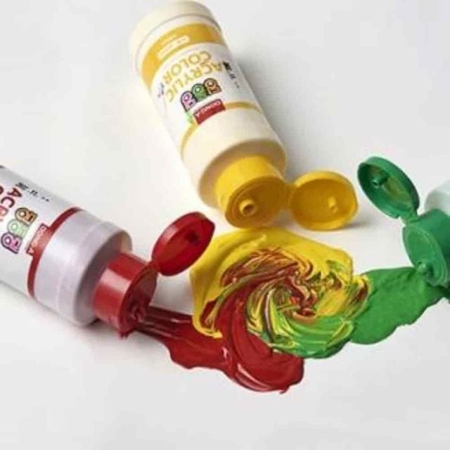 아크릴물감 200ml 화이트 아크릴그림물감 미술물감 캔버스물감 수성물감