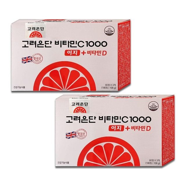 고려은단 비타민C 1000 이지 비타민D 180정 2개