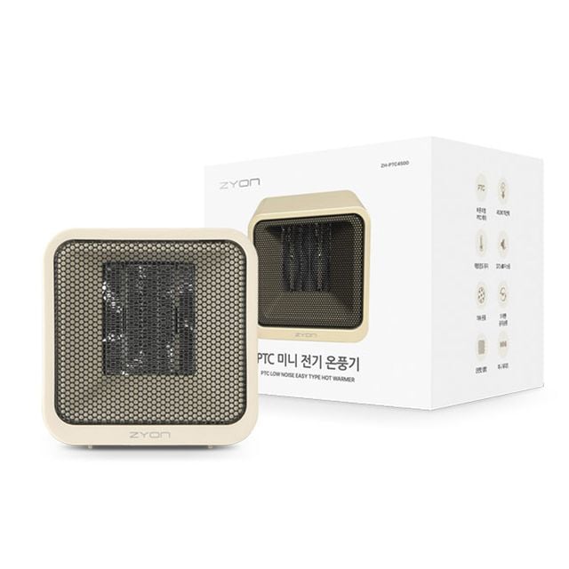 자이온 온풍기 탁상용 PTC히터 베이지 ZH-PTC4500 BG 전기히터