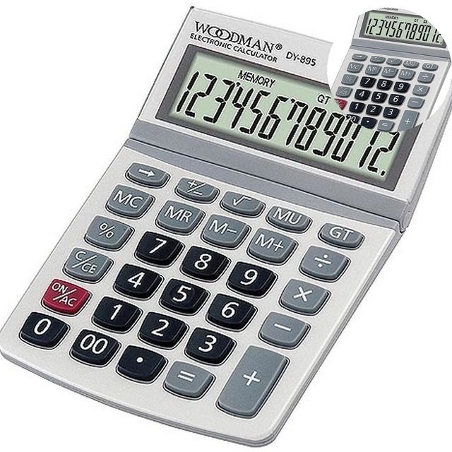 전자계산기 은행계산기 계산기 12자리