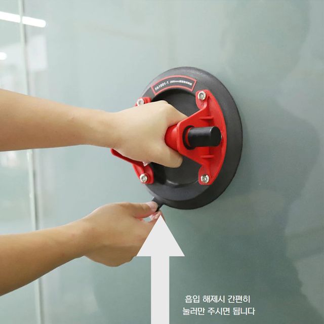 유리흡착기 고무 타일 석재 압착기 HEAVY 에어펌프형 - 이미지 3