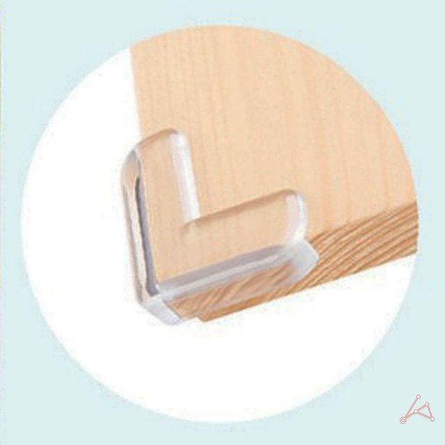 코너 보호대 투명 4P 책상모서리보호대 모서리보호 - 이미지 2