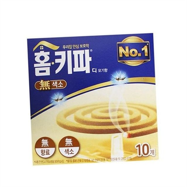 10개입 모기향 퇴치 휴대용 캠핑 모기향 야외용 테라스 벌레 방충
