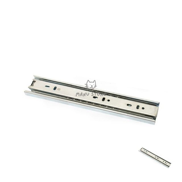 키보드판레일 옷장서랍레일 서랍레일 35mm x 450mm