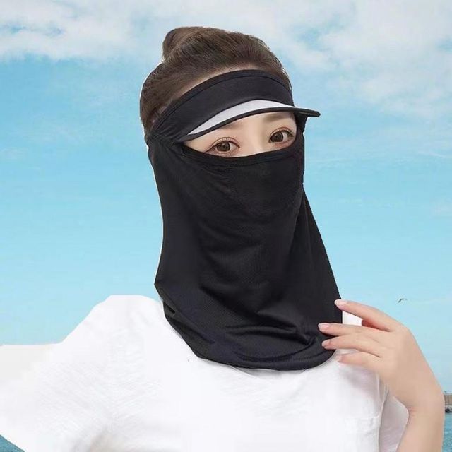 썬캡마스크 햇빛가리개 일체형 모자 썬바이저 농사모자 남자썬캡 작업 캠핑모자