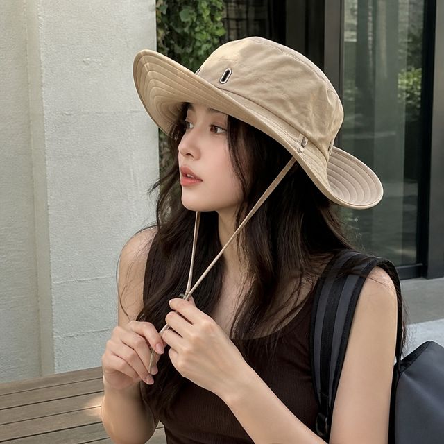 고프코어 웨스턴 투웨이 사파리햇 남녀공용 벙거지모자 등산 캠핑 아웃도어 낚시 - 이미지 1