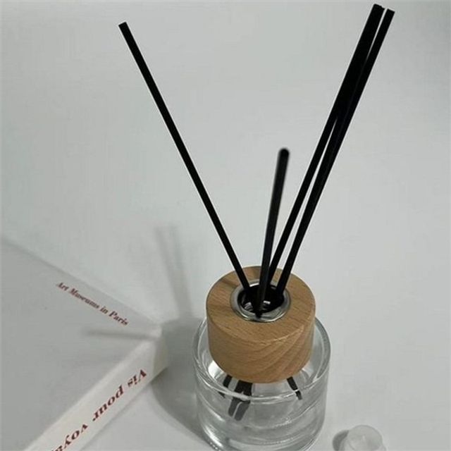 디퓨저 유리병 100ml 디퓨저 공병 인테리어 만들기 대용량 리필 선물용 핸드메이드 원목 리드 원형 카페