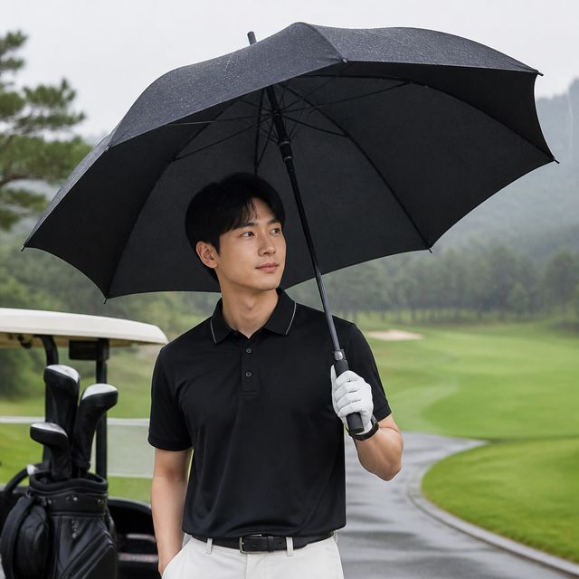 메가돔 150cm 골프우산 대형 의전용 자동 장우산 행사 판촉 답례품 - 이미지 1