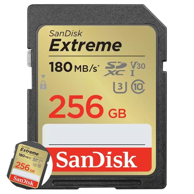 휴대용메모리카드 업무용메모리카드 Extreme SD UHS-I 256GB 메모리카드