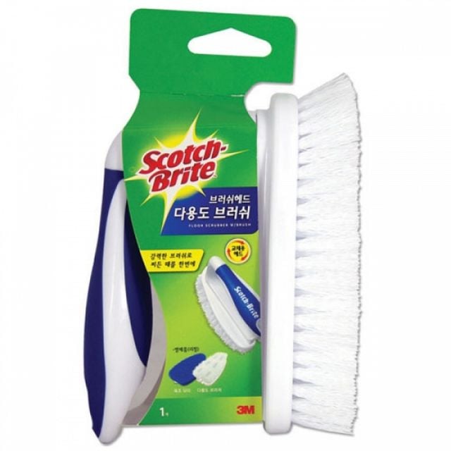 브러쉬 다용도 스틱앤핸들 청소 대형 헤드 바닥 욕실 솔 브러시