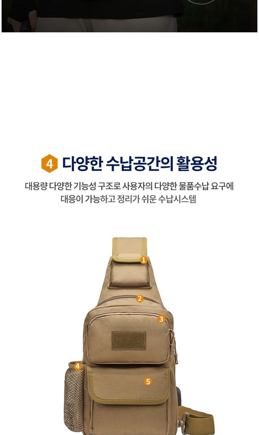 밀리터리크로스백