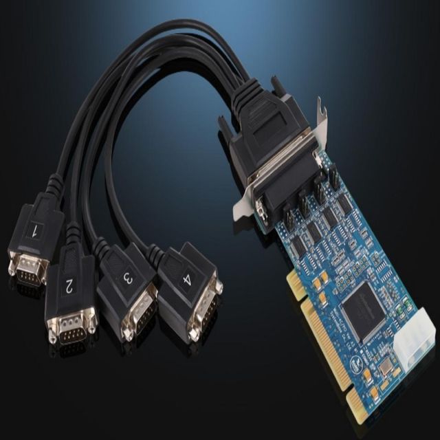 4포트 RS-232 PCI 시리얼 카드 pcie RS232 pcie카드 통신자재 pci-e