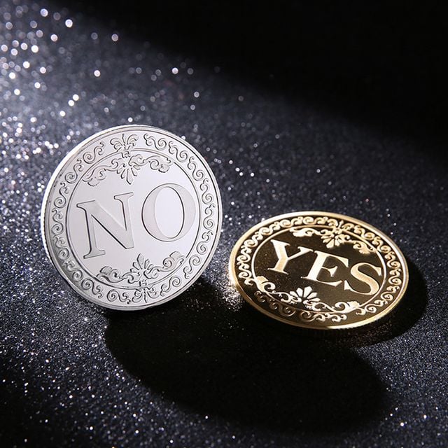 YES NO 동전던지기 코인 YESORNO 메탈코인 - 이미지 5