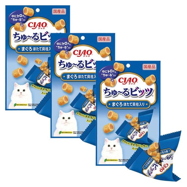 고양이 츄르 비츠 참치 관자 36g 3P 반려묘 스낵 간식