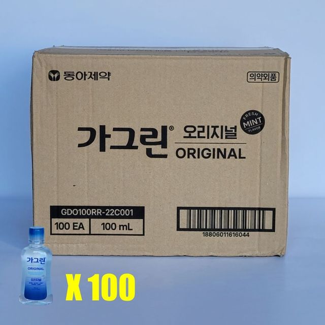 액체 구강세정 100밀리 100병 대용량