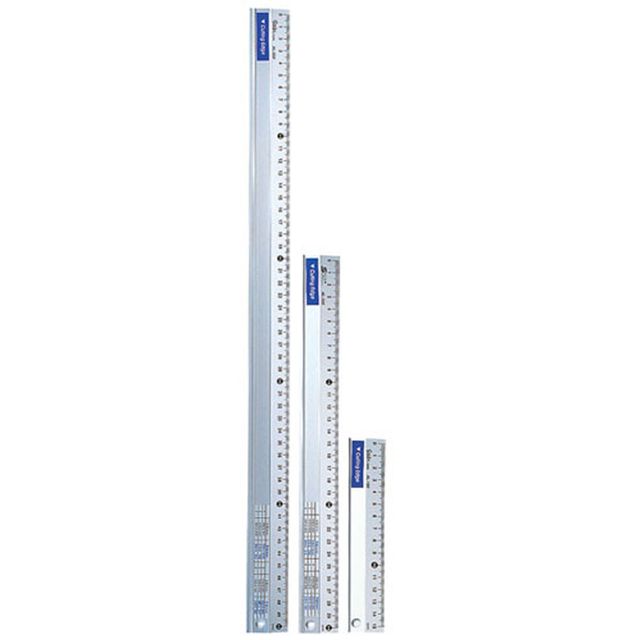 알루미늄 컷팅자 50Cm 1p 학용품 제도 건축 디자인 - 이미지 1