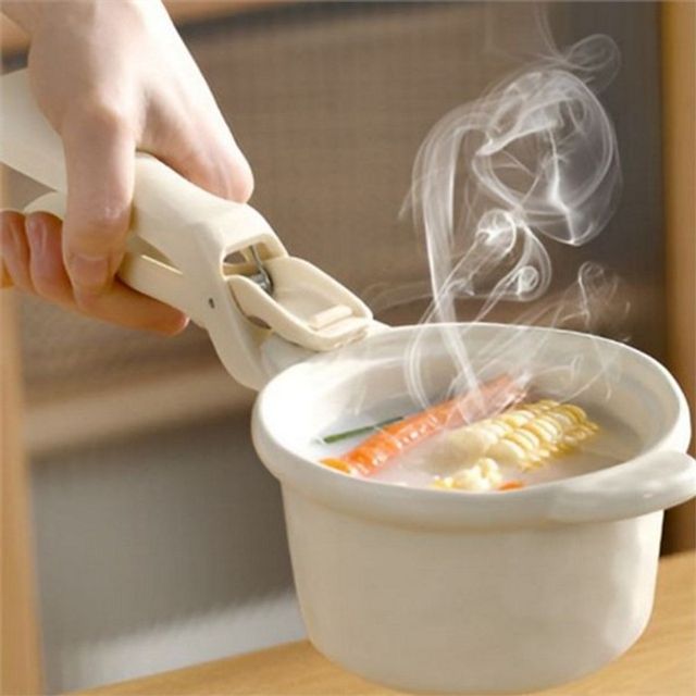 튼튼한 다용도 냄비 집게 실리콘 주방용 냄비 집게 뚝배기 안전