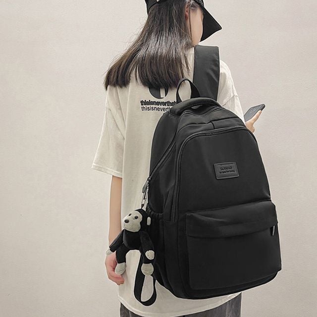 캐주얼 베이직 백팩 외출 여행 데일리 보조 가방