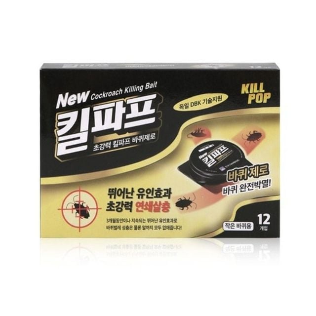 킬파프 바퀴벌레 초강력 박멸 주방 화장실 욕실 바퀴 벌레퇴치 12개