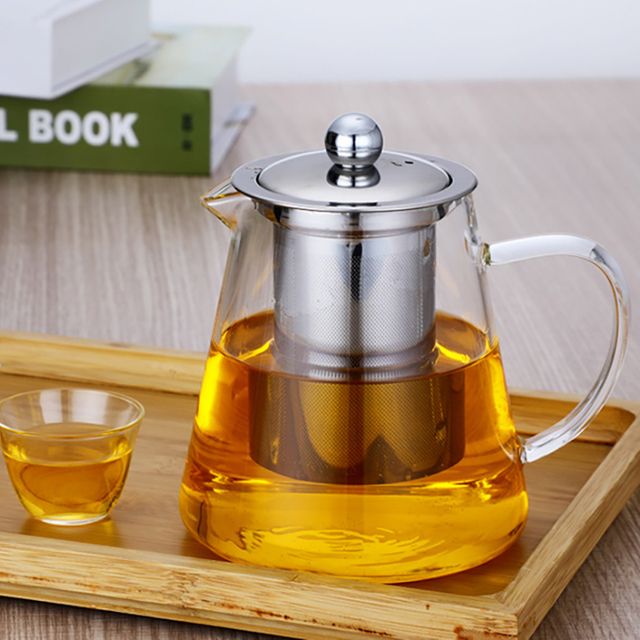로하티 차마실 내열유리 차포트 550ml 티주전자 - 이미지 1