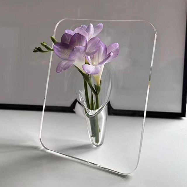 화병 투명 아크릴 오브제 꽃병 북유럽 선물 소품 인테리어화병