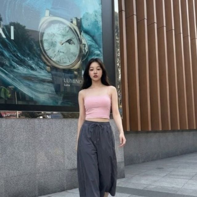 크롭 기장 끈나시 여성 여름 나시 데일리 이너