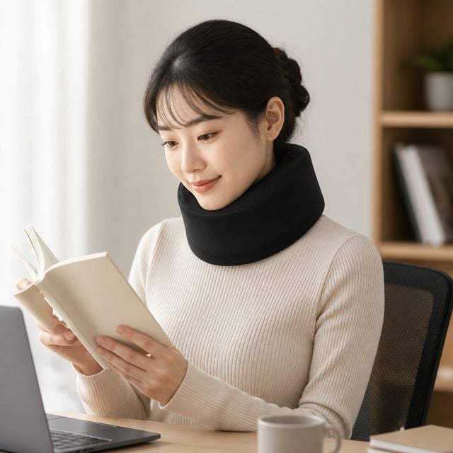 경추 거치대 목 교정용 지지대 목건강 아이템