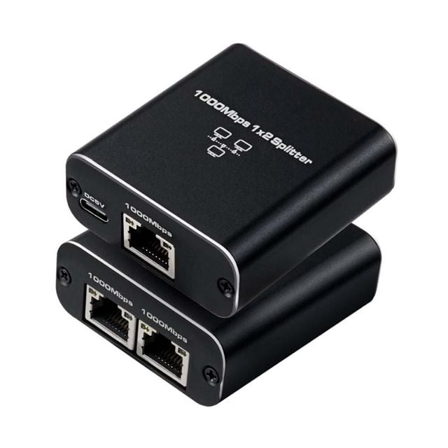 기가비트 1000mbps 네트워크 분배기 공유기 PC 2대출력 스위치허브 랜허브
