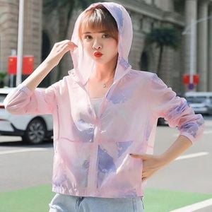 여성 자외선 차단 얇은 후드 집업 여름 가디건 - 이미지 2