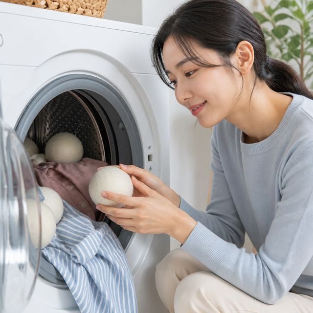 6P 의류 건조기 세탁볼 정전기 방지 세탁용품 - 이미지 1