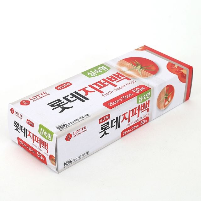 비닐지퍼백 지퍼비닐봉투 지퍼백 50매입 25x32cm