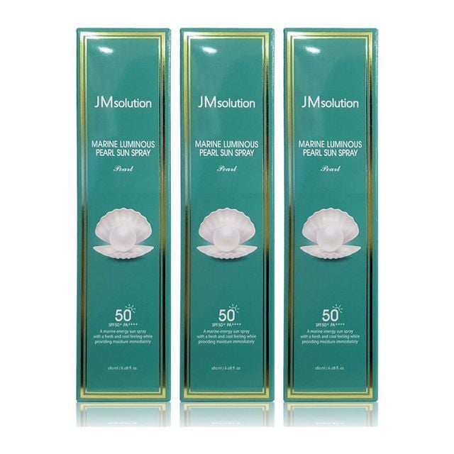 제이엠솔루션 청광 마린 진주 선스프레이 펄 180ml, 여름 선크림
