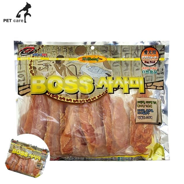 애견간식 강아지훈련간식 BOSS 홀 사사미바 500g