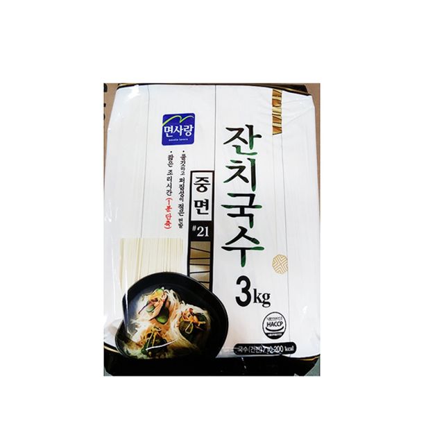 FK 잔치국수 중면(면사랑 3K)