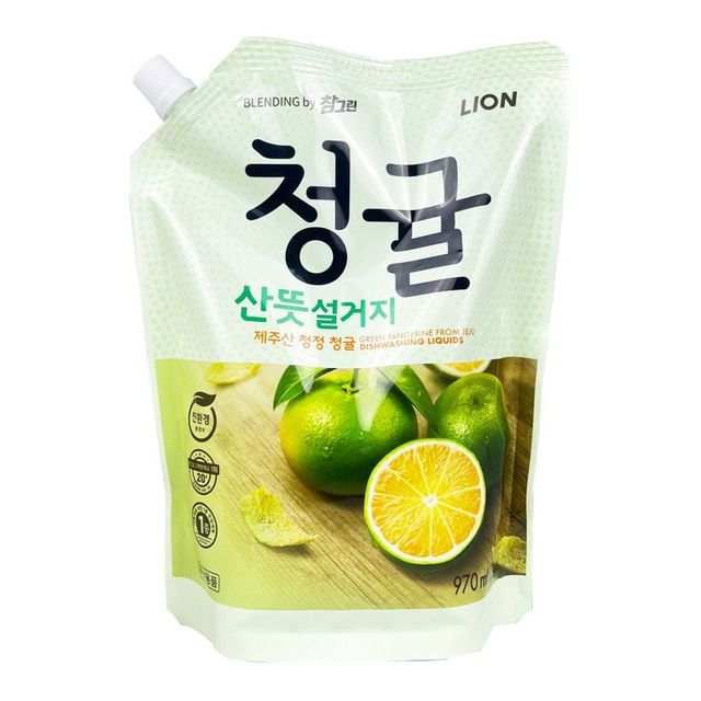 970ml 리필용 액상 세제 주방용 청결 세척 - 이미지 1