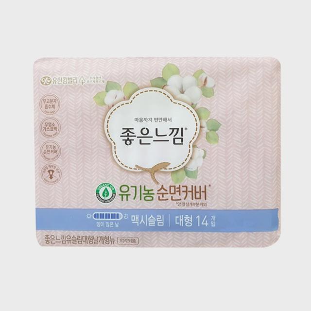 좋은느낌 순면커버 맥시슬림 날개 대형 14P x 3개
