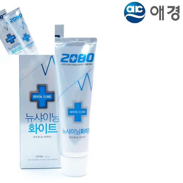 뉴샤이닝 화이트 치약 120g 업소용치약 개운한치약 순한치약 치약업소용