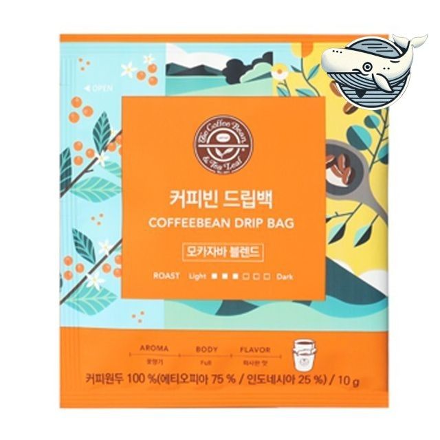 모카자바 블렌드 드립백 풍미 커피 10g