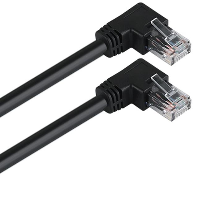 CAT6 오른쪽 우향 꺾임 랜선 3M UTP LAN케이블 이더넷