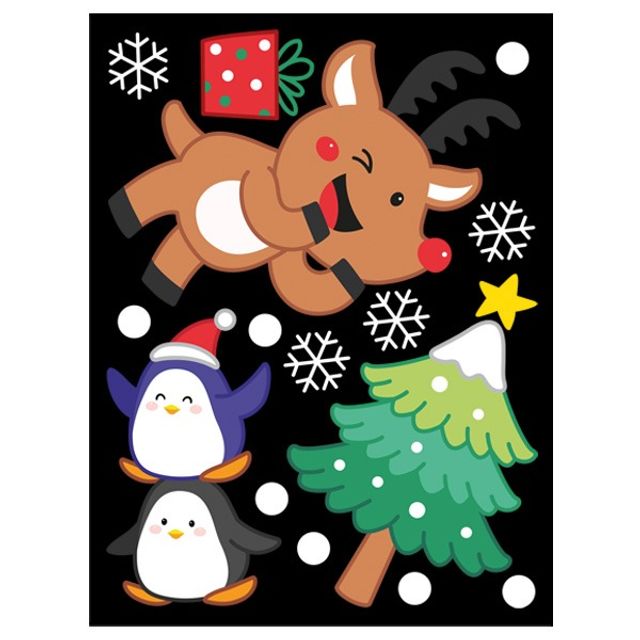 환타스틱스 데코스티커 X-MAS 즐거운 루돌프 GDT-8702