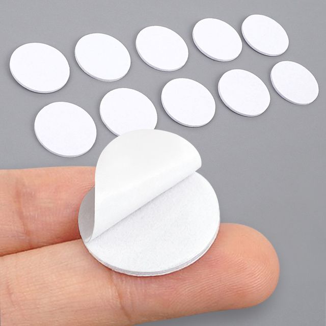 EVA 폼 양면 테이프 20mm 원형 10P 조각 접착용품
