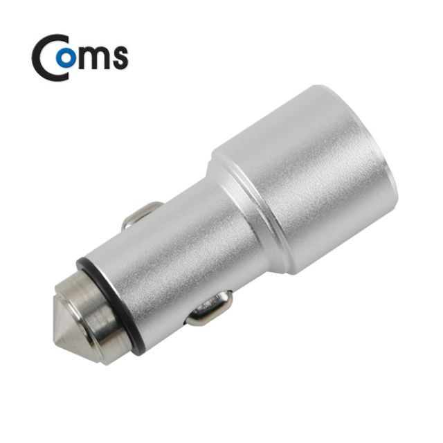 Coms USB 전원(DC 시가잭) USB 2port 2포트 Metal