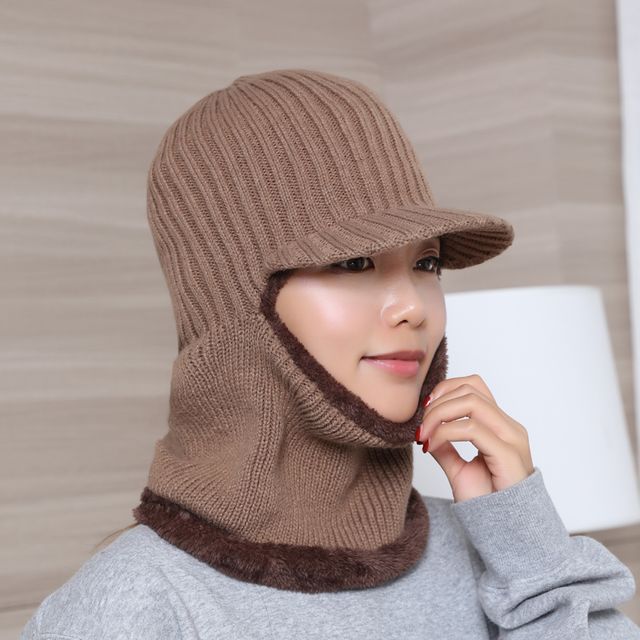 귀달이모자 브리드 넥워머 털모자(베이지)겨울