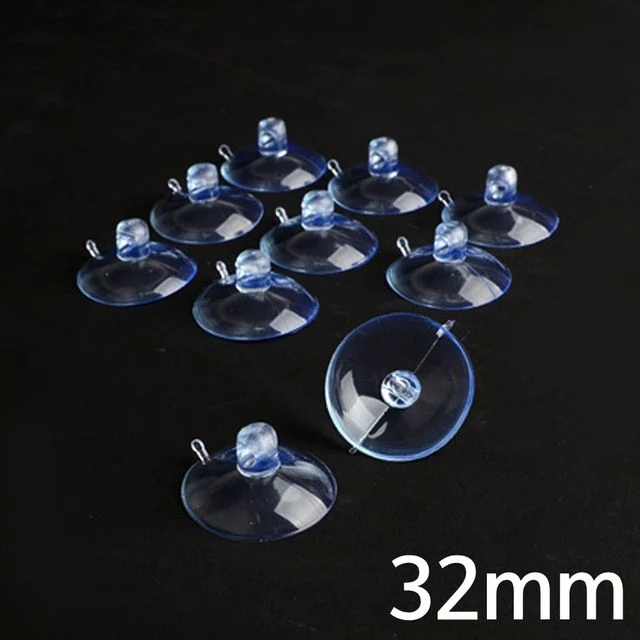 32mm 흡착판 큐방 10P X10개 흡착고무 유리부착 압착