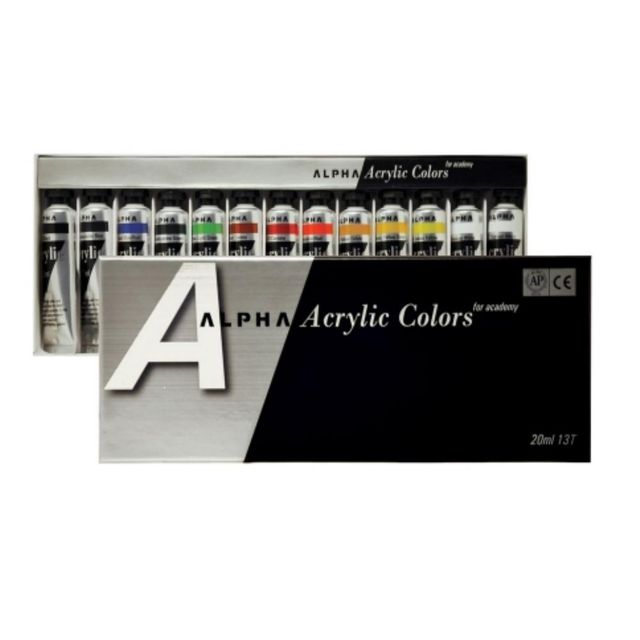 실버 아크릴물감 20ml 13색 박스 36개 포스터물감 아크릴물감세트 미술재료