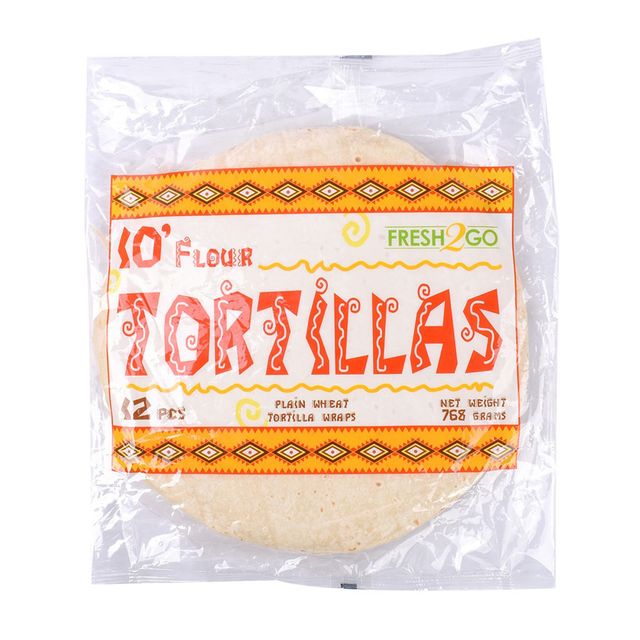 프레시투고 밀 또띠아 냉동 10인 치 12입 768g