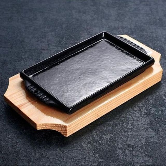 스테이크팬 사각 무쇠팬 23cm 4호